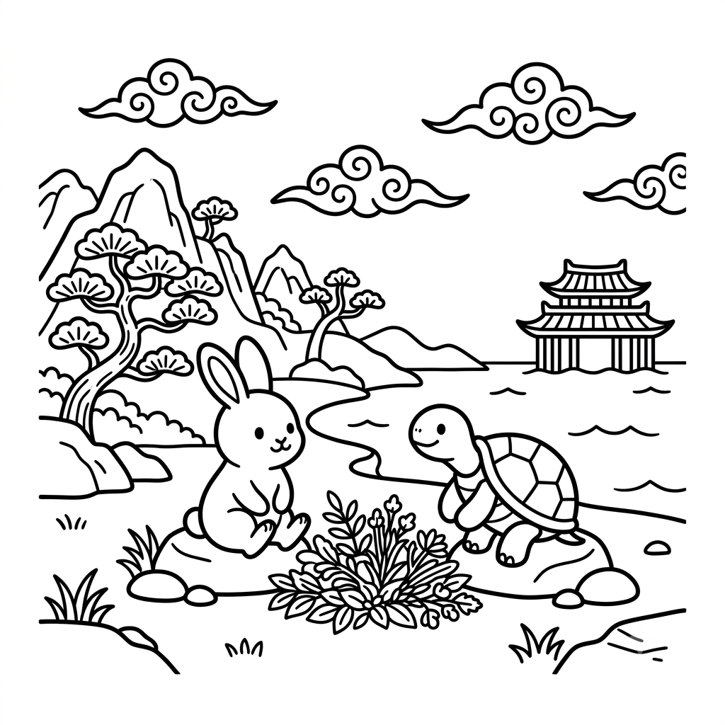 The Hare and the Dragon King — Final — Friend of Sea and Mountain