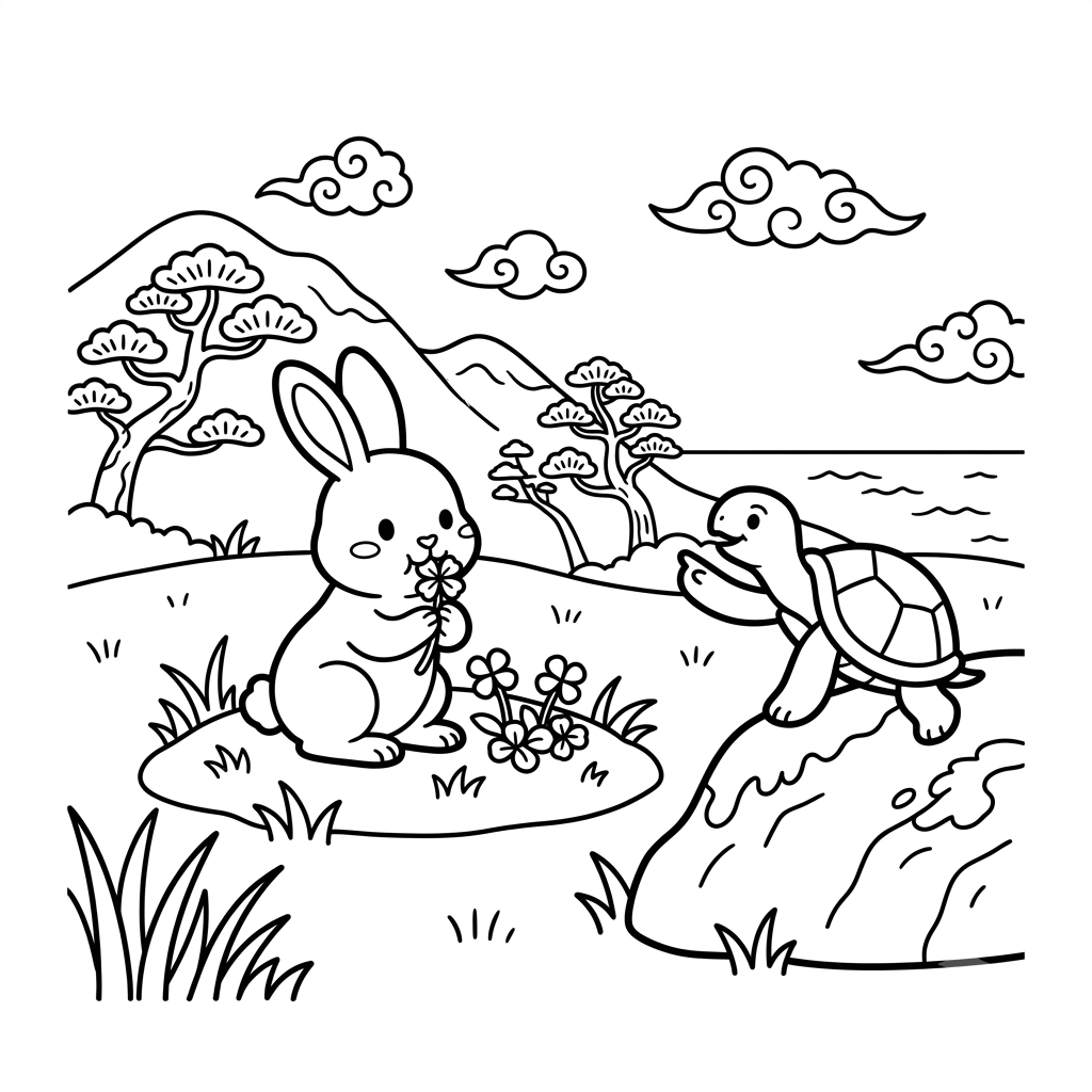 The Hare and the Dragon King — Chapter 1 — A Turtle on the Mountain