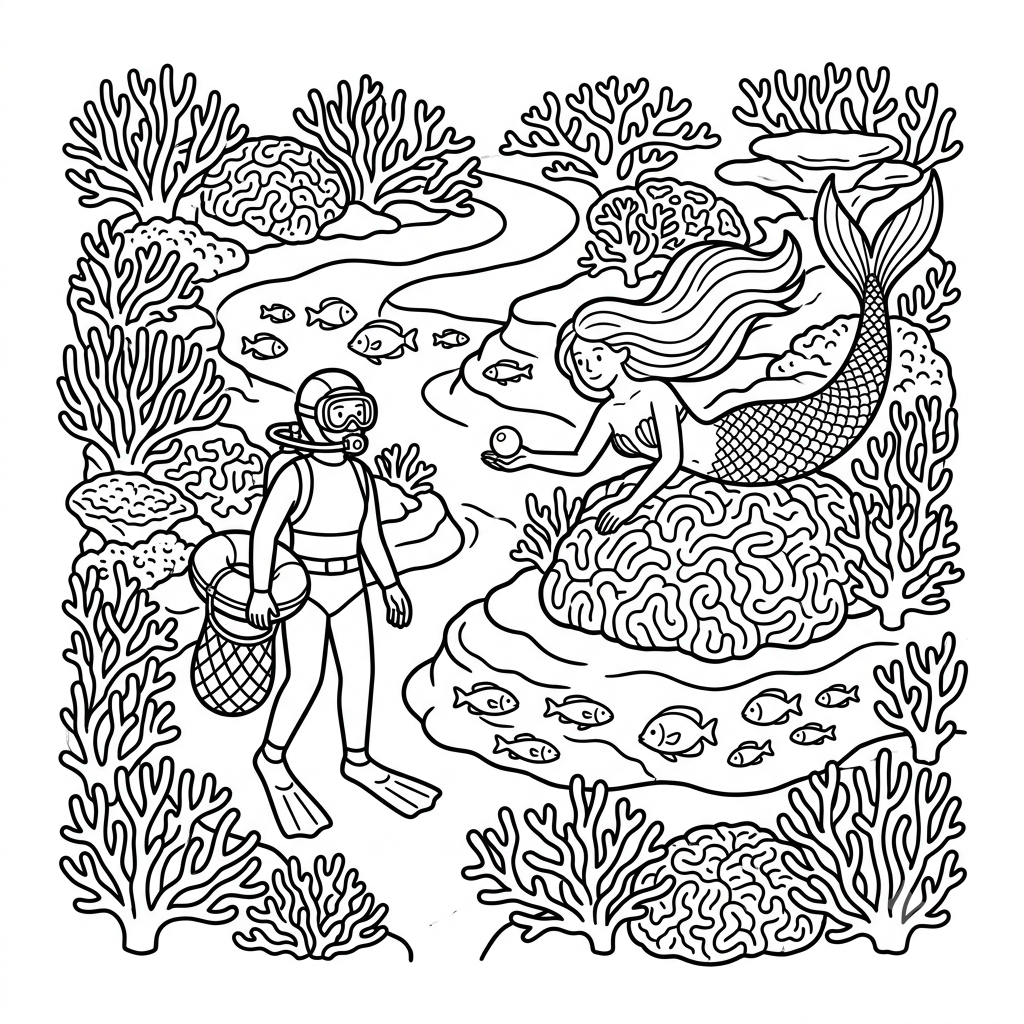 The Haenyeo and the Mermaid — Chapter 2 — The Coral Maze