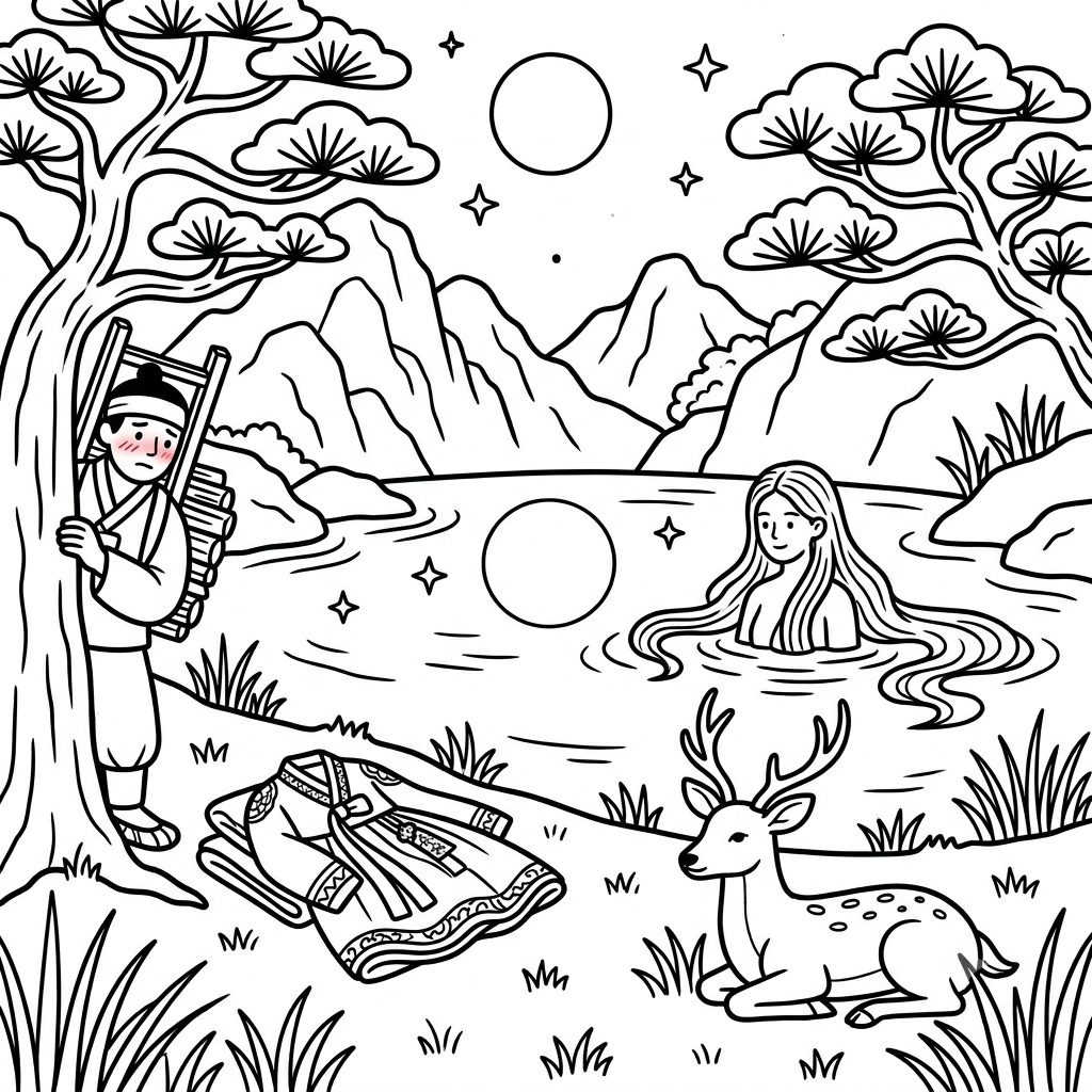 The Fairy and the Woodcutter — Chapter 2 — The Starlit Pond