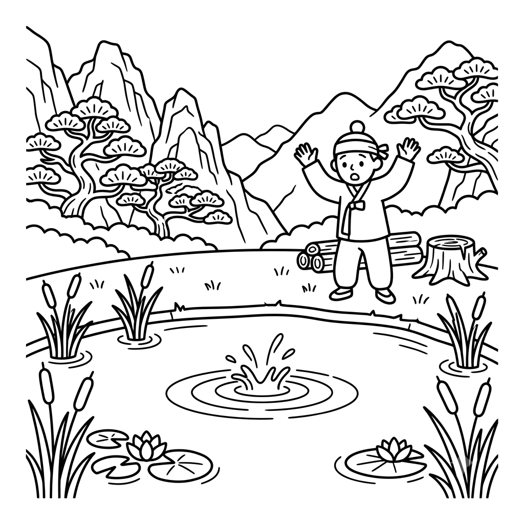 The Gold Axe and the Silver Axe — Chapter 1 — The Axe in the Pond